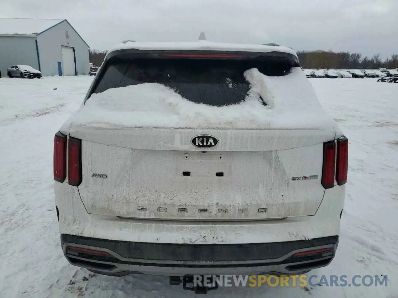 6 fotografías del automóvil dañado 5XYRKDLF9MG025648 KIA SORENTO 2021