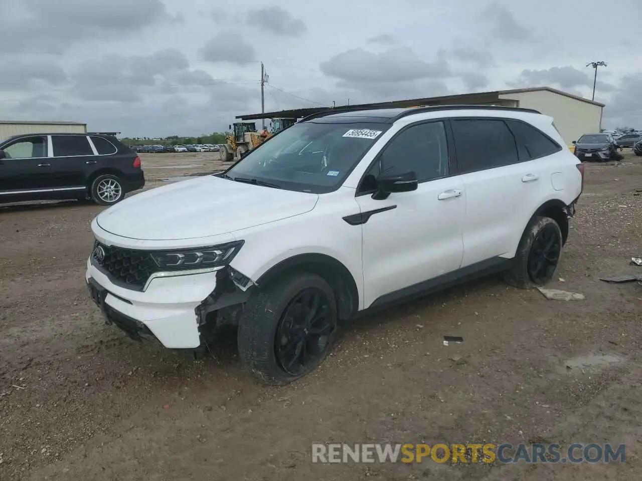 1 fotografías del automóvil dañado 5XYRKDLFXMG009863 KIA SORENTO 2021