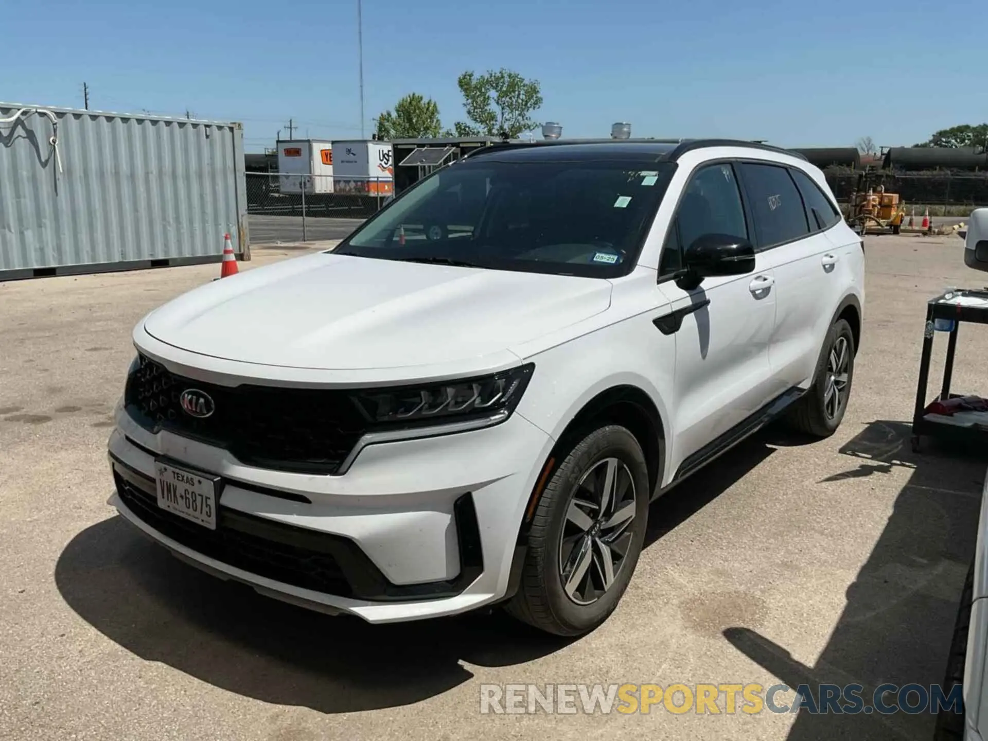 4 fotografías del automóvil dañado 5XYRL4LC0MG069234 KIA SORENTO 2021