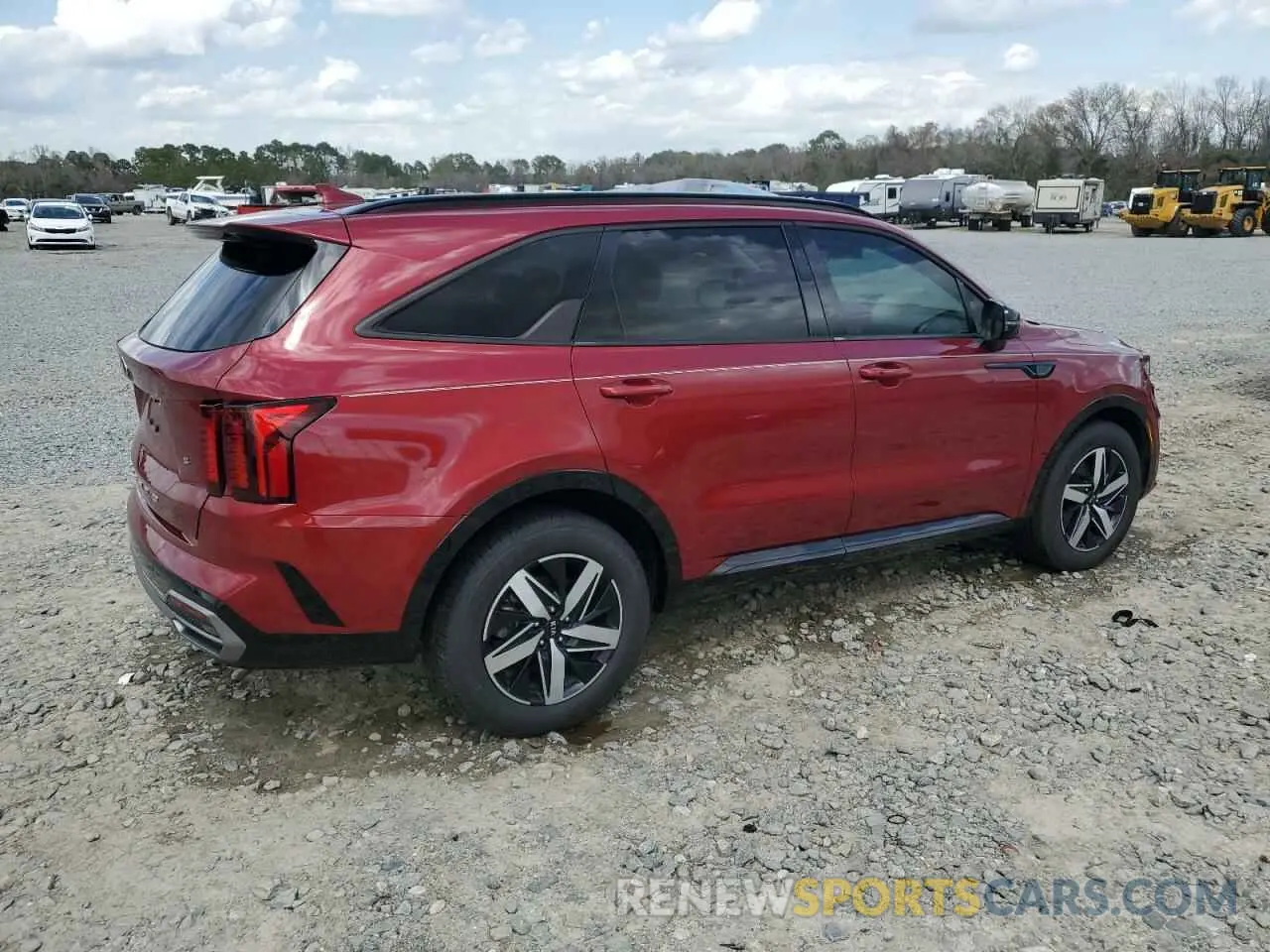 3 fotografías del automóvil dañado 5XYRL4LC1MG002528 KIA SORENTO 2021