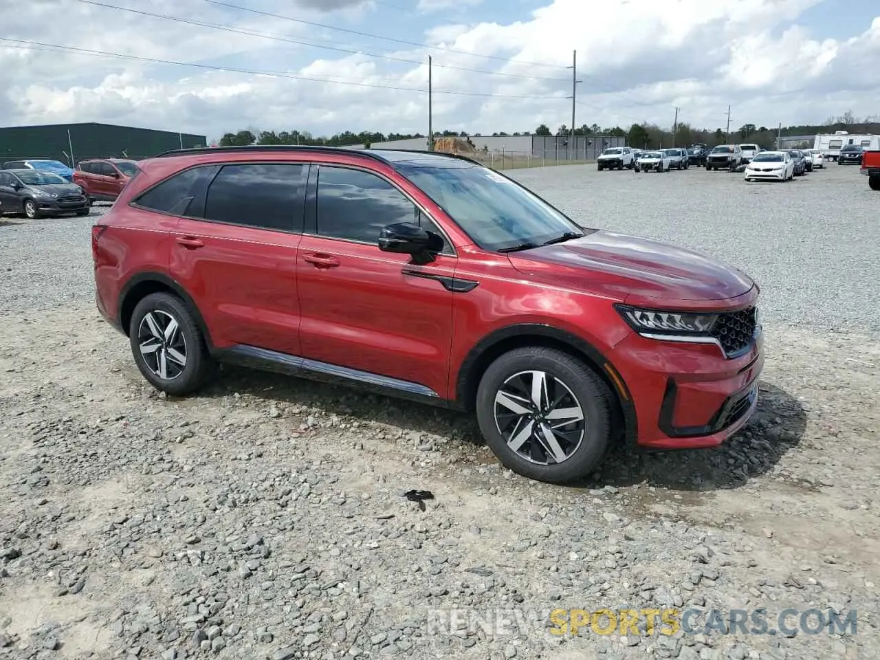 4 fotografías del automóvil dañado 5XYRL4LC1MG002528 KIA SORENTO 2021
