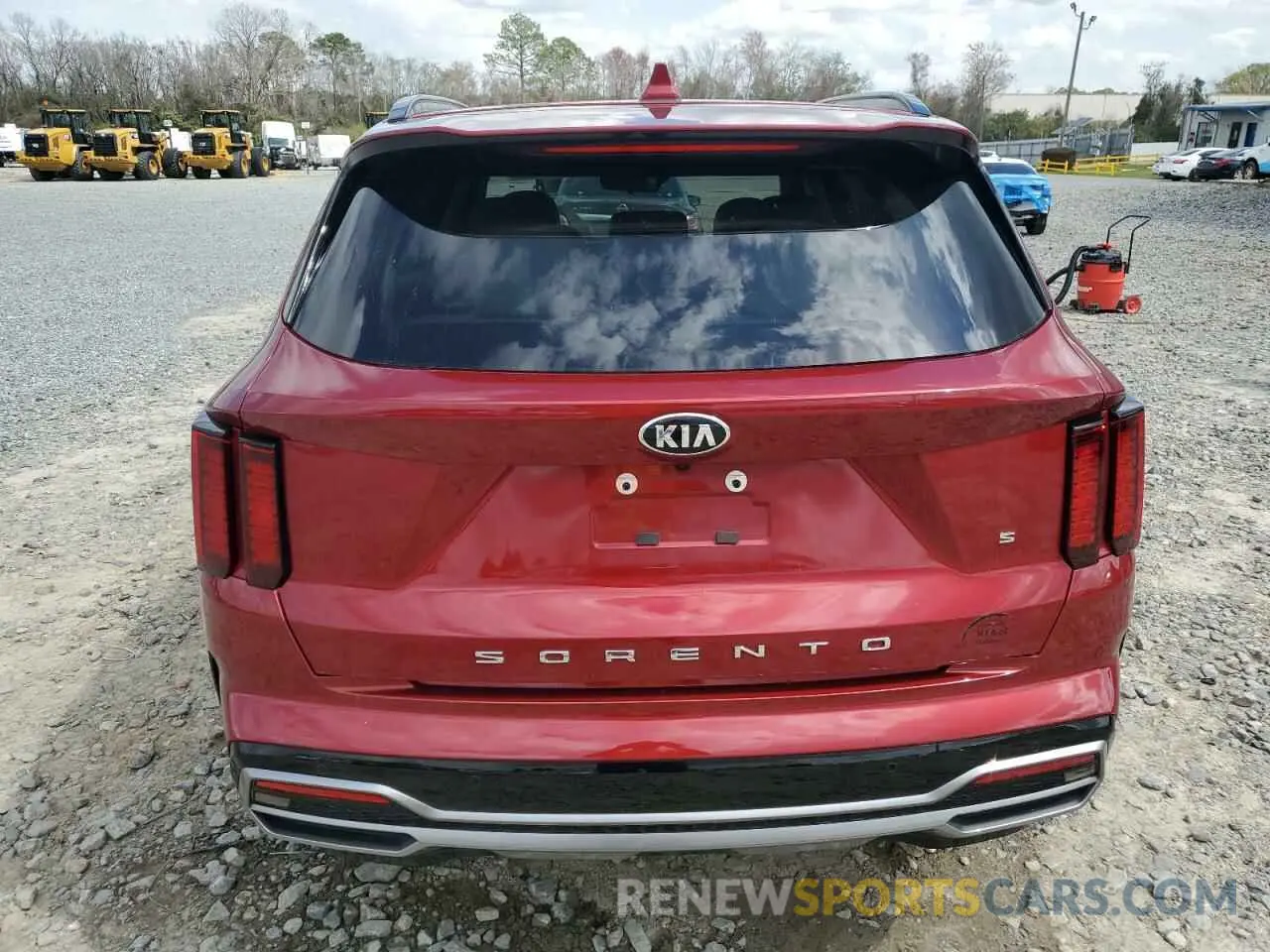 6 fotografías del automóvil dañado 5XYRL4LC1MG002528 KIA SORENTO 2021