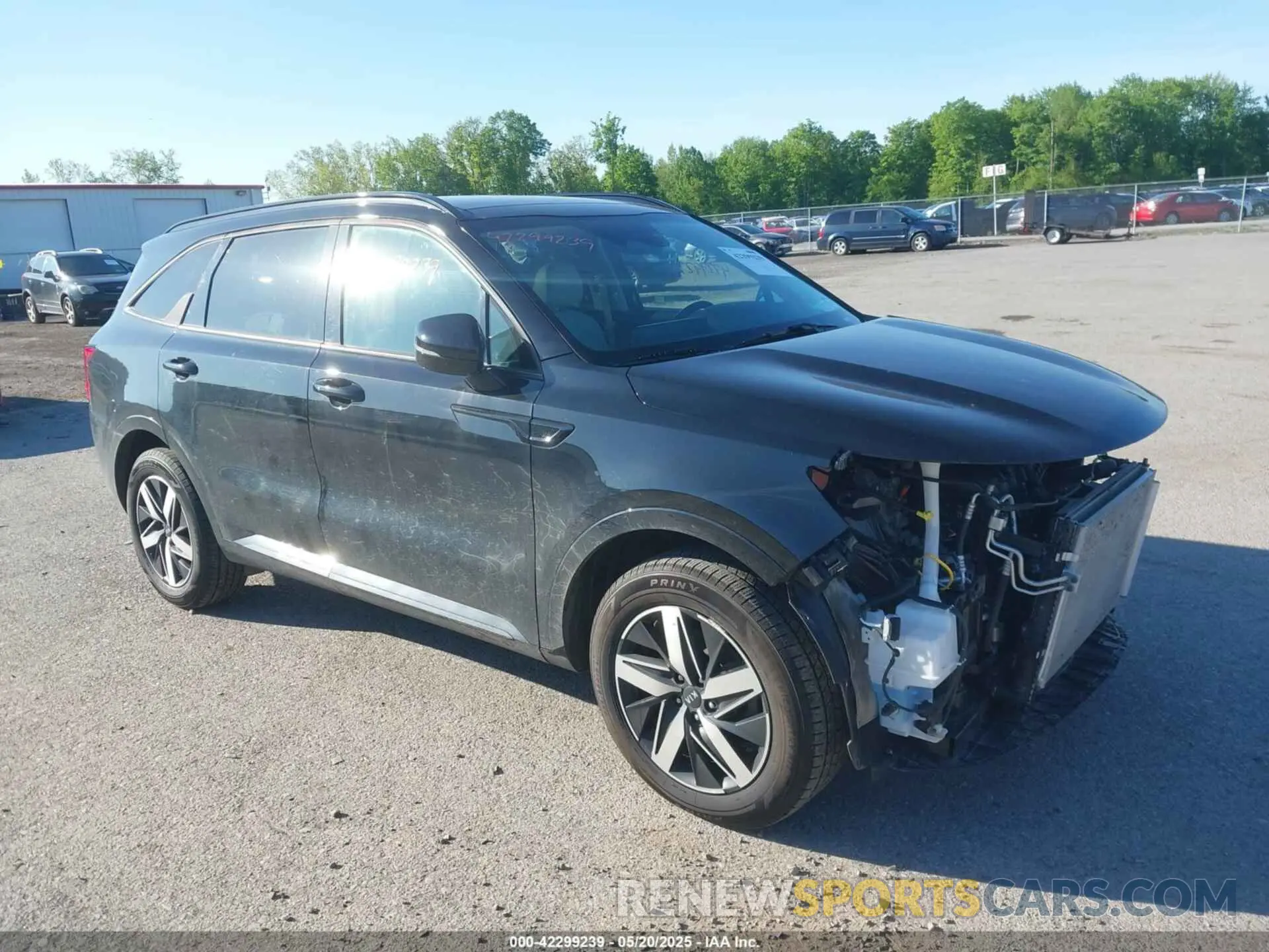 1 fotografías del automóvil dañado 5XYRL4LC1MG071493 KIA SORENTO 2021