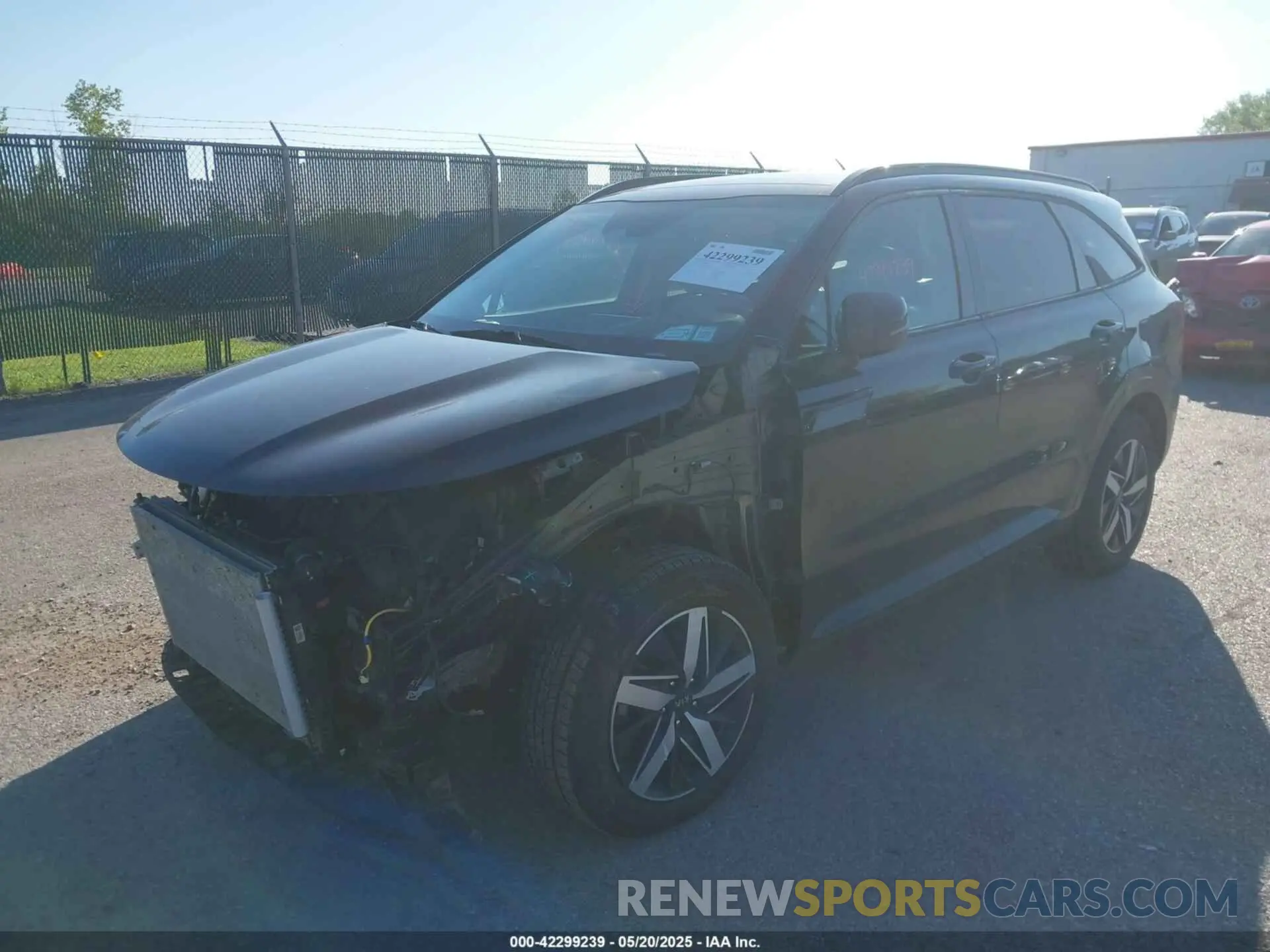2 fotografías del automóvil dañado 5XYRL4LC1MG071493 KIA SORENTO 2021