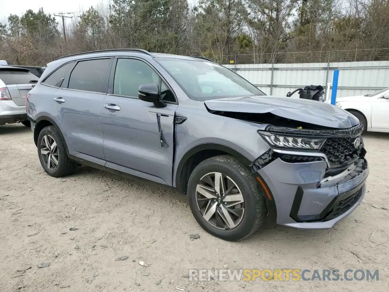 4 fotografías del automóvil dañado 5XYRL4LC2MG017510 KIA SORENTO 2021