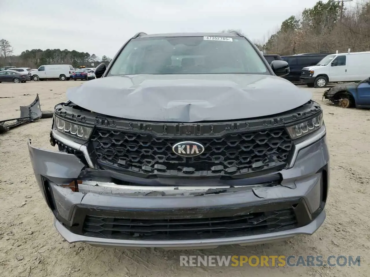 5 fotografías del automóvil dañado 5XYRL4LC2MG017510 KIA SORENTO 2021