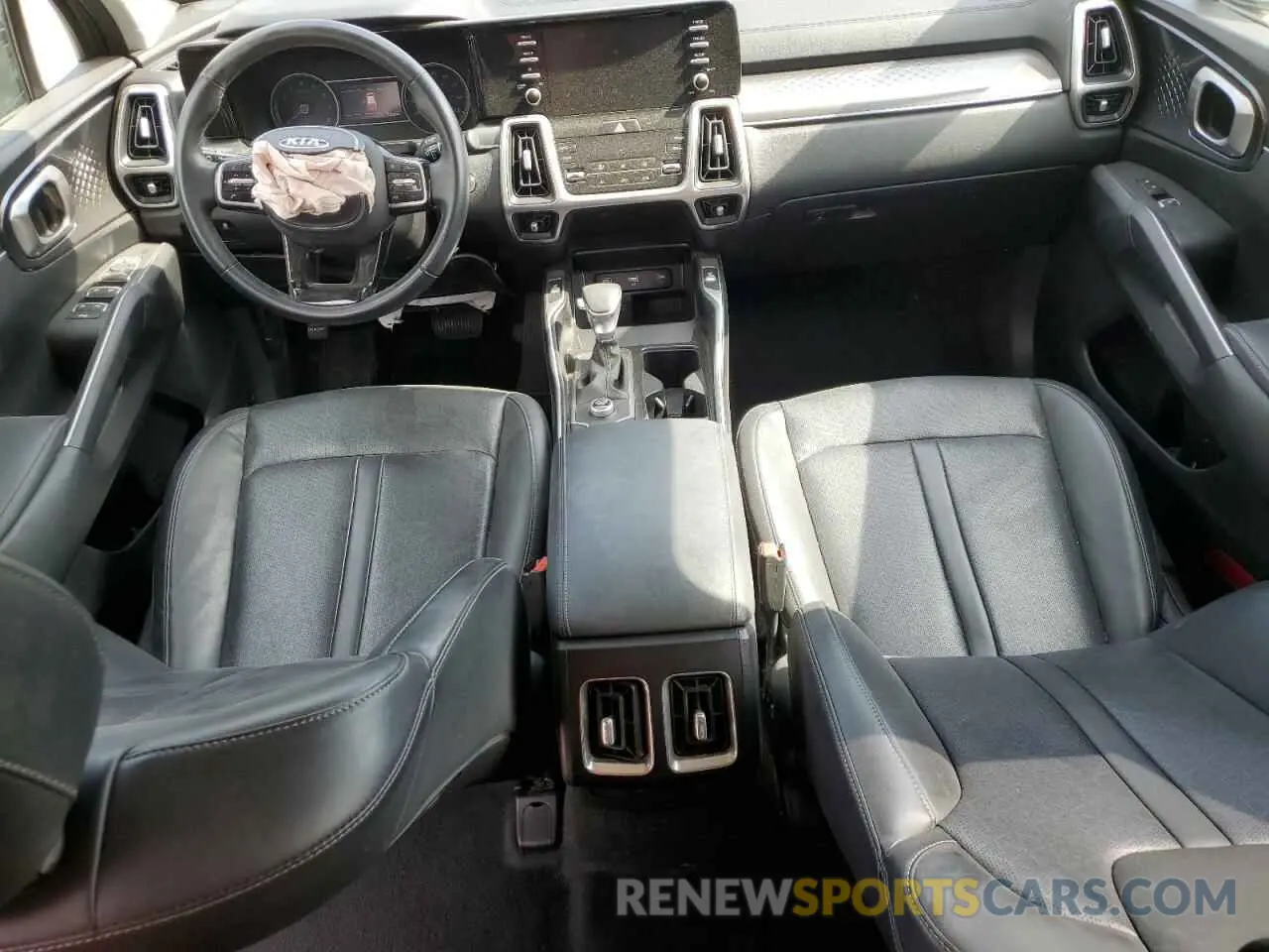 8 fotografías del automóvil dañado 5XYRL4LC2MG017510 KIA SORENTO 2021