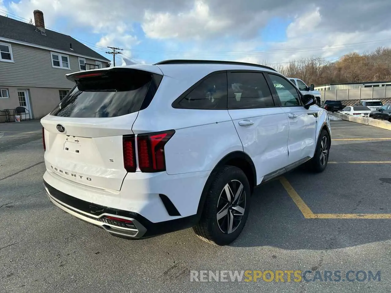 3 fotografías del automóvil dañado 5XYRL4LC3MG055652 KIA SORENTO 2021
