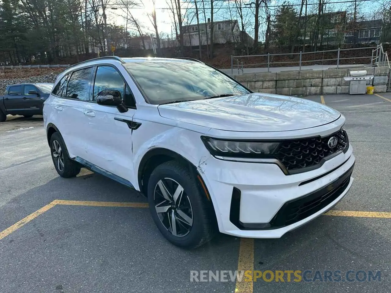 4 fotografías del automóvil dañado 5XYRL4LC3MG055652 KIA SORENTO 2021