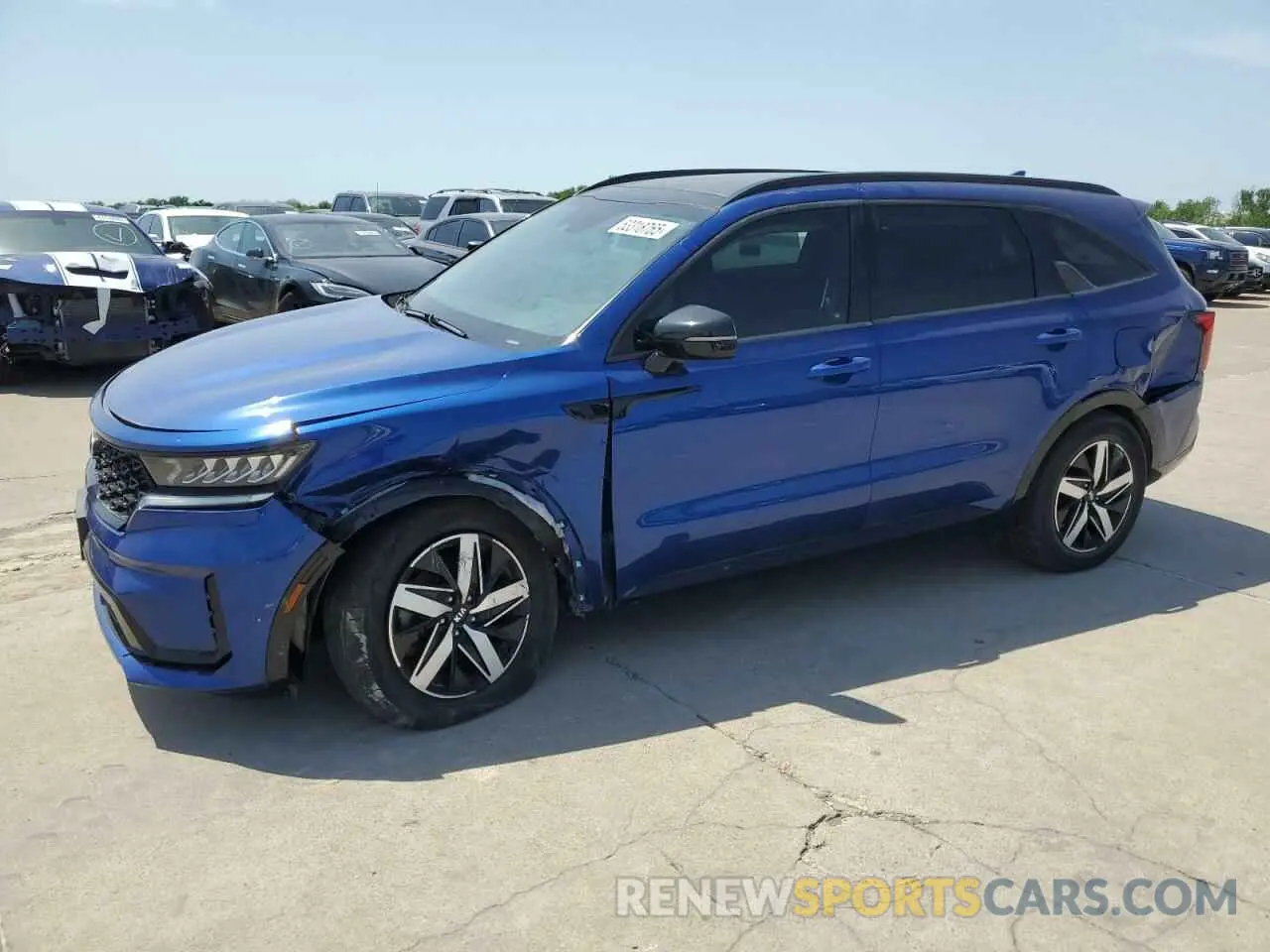 1 fotografías del automóvil dañado 5XYRL4LC4MG009134 KIA SORENTO 2021