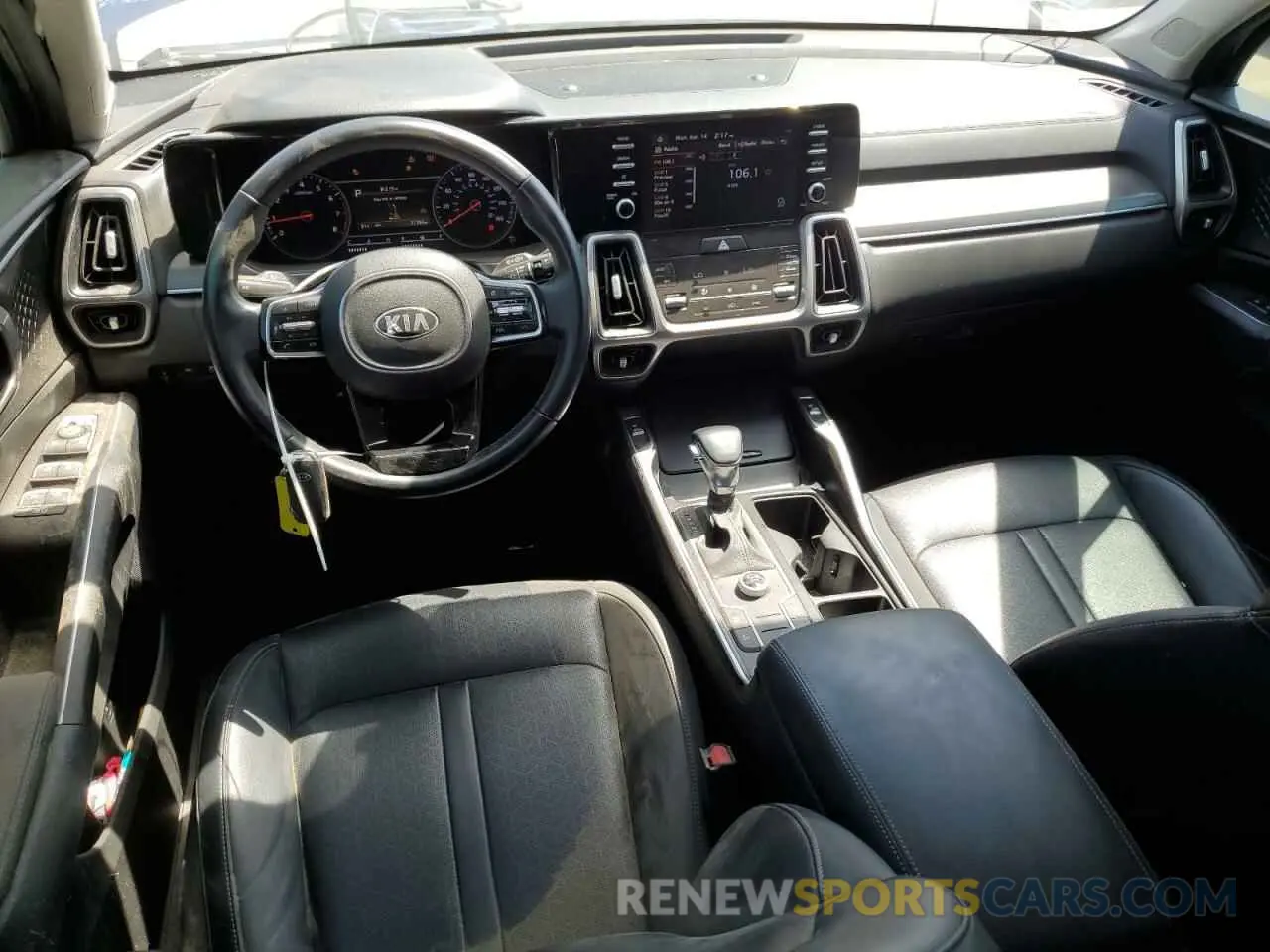 8 fotografías del automóvil dañado 5XYRL4LC4MG009134 KIA SORENTO 2021