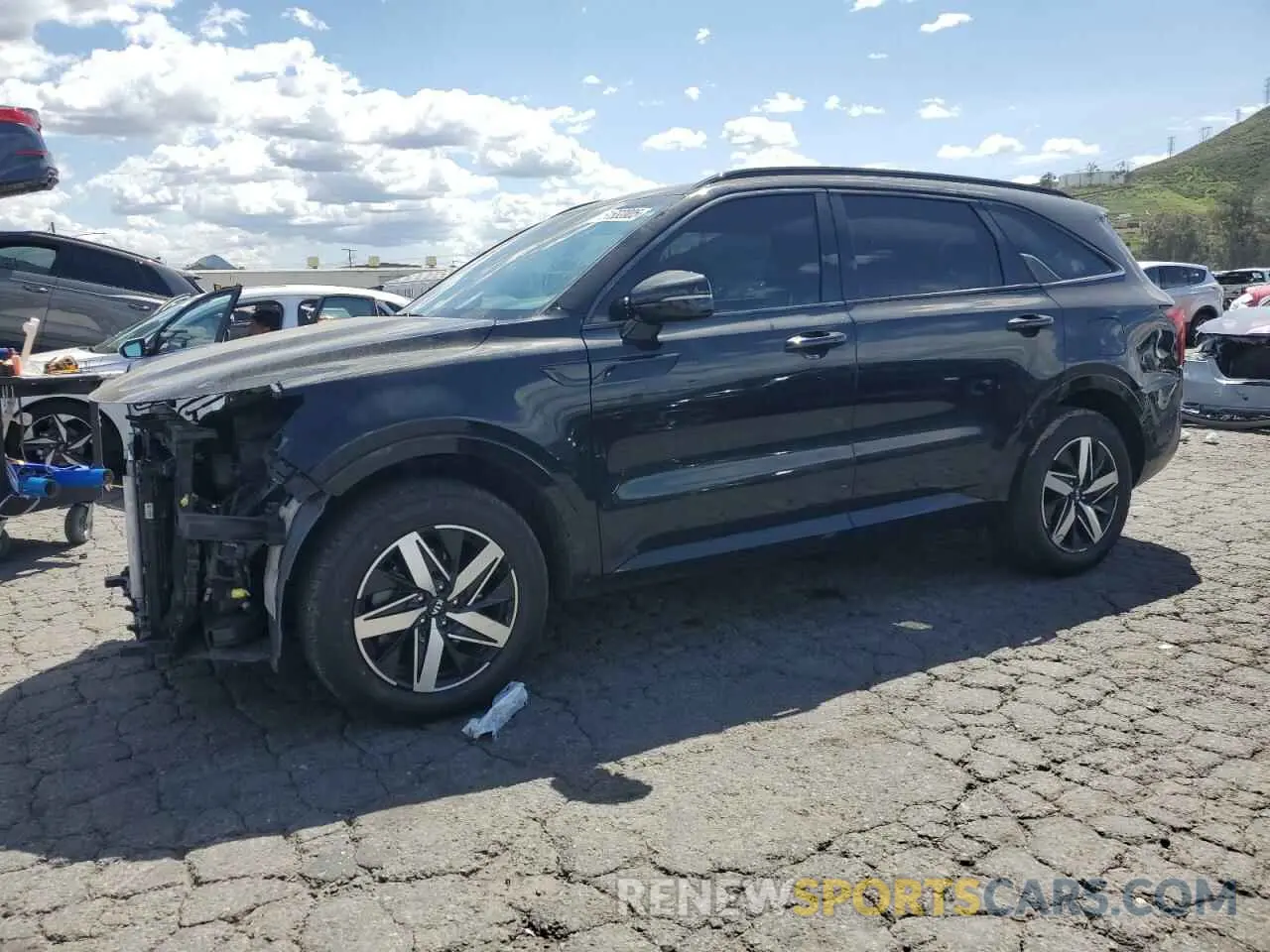 1 fotografías del automóvil dañado 5XYRL4LC6MG008714 KIA SORENTO 2021