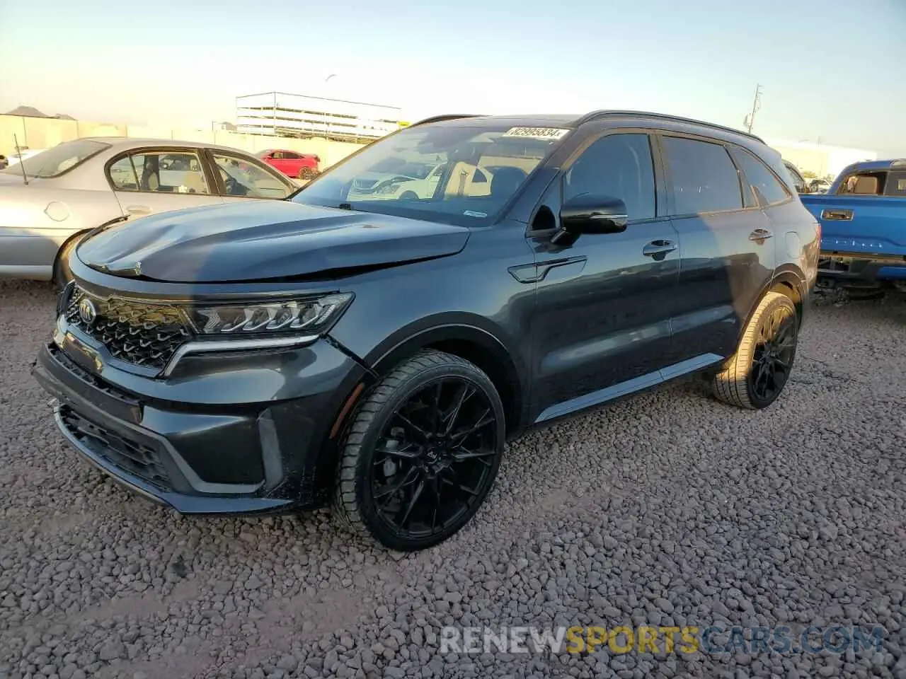 1 fotografías del automóvil dañado 5XYRL4LC8MG008424 KIA SORENTO 2021