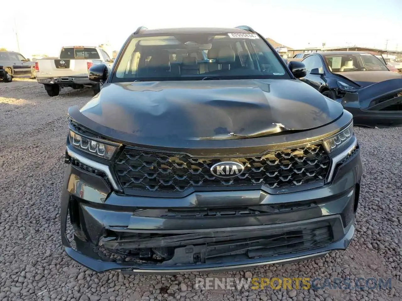 5 fotografías del automóvil dañado 5XYRL4LC8MG008424 KIA SORENTO 2021