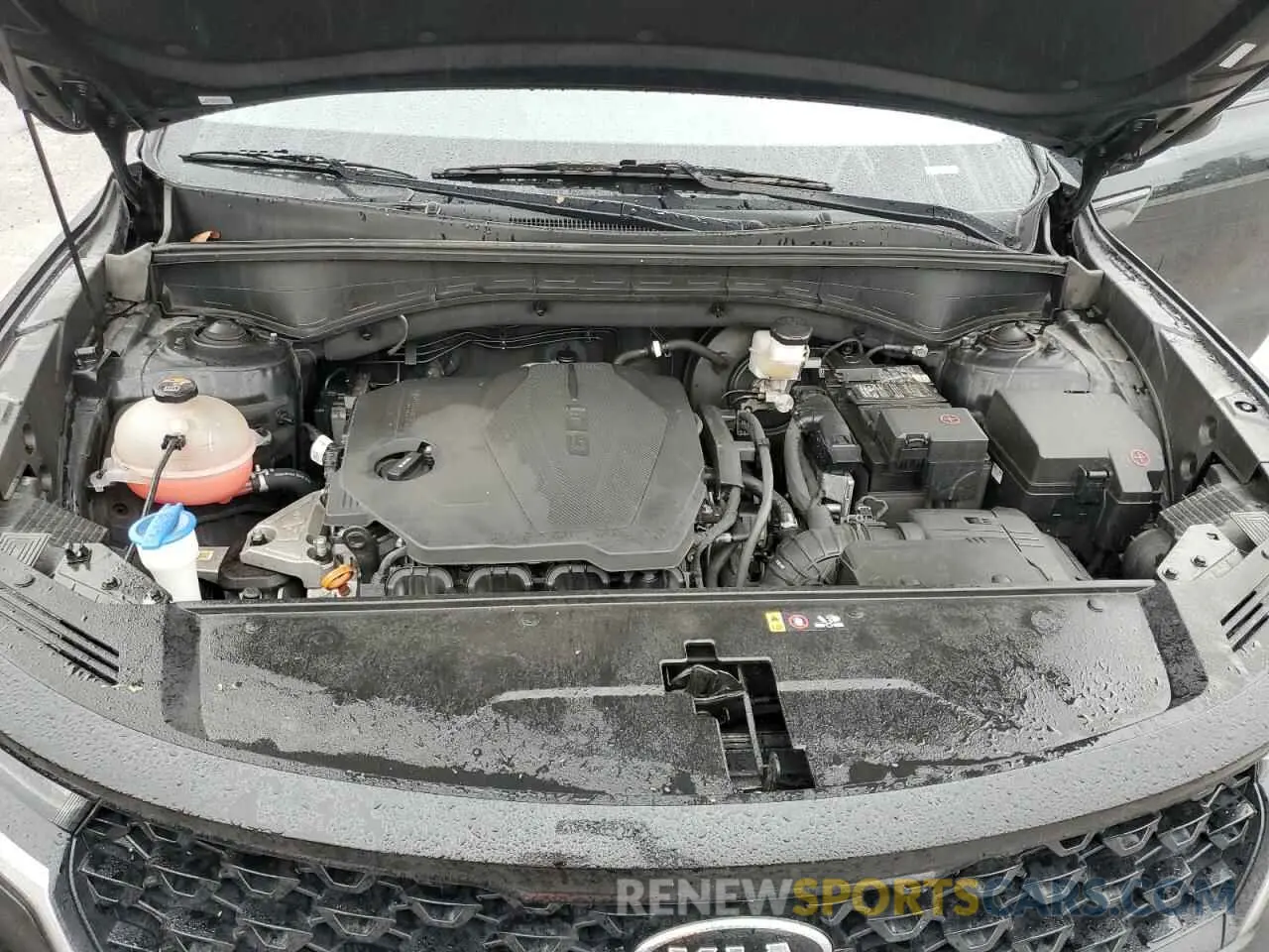 12 fotografías del automóvil dañado 5XYRL4LC9MG069149 KIA SORENTO 2021