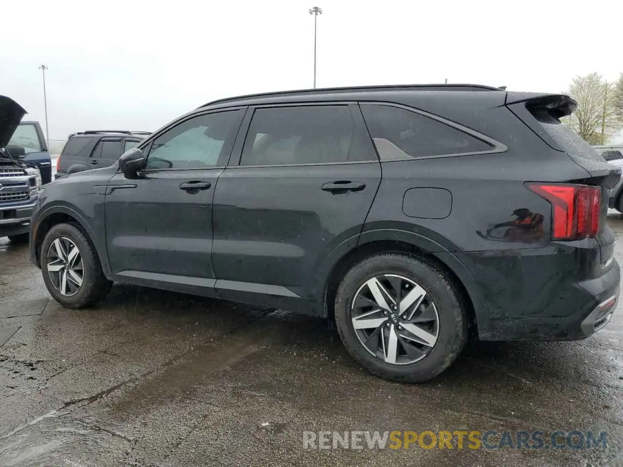 2 fotografías del automóvil dañado 5XYRL4LC9MG069149 KIA SORENTO 2021