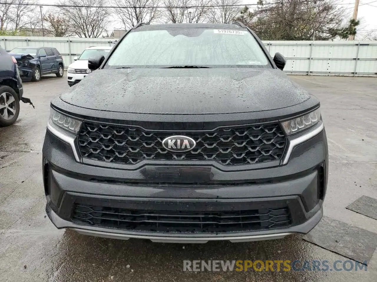 5 fotografías del automóvil dañado 5XYRL4LC9MG069149 KIA SORENTO 2021