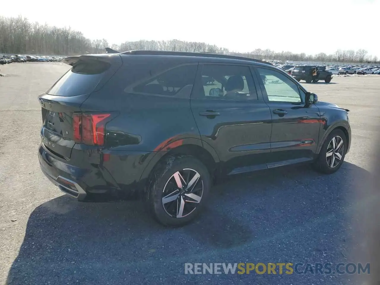 3 fotografías del automóvil dañado 5XYRL4LCXMG009364 KIA SORENTO 2021