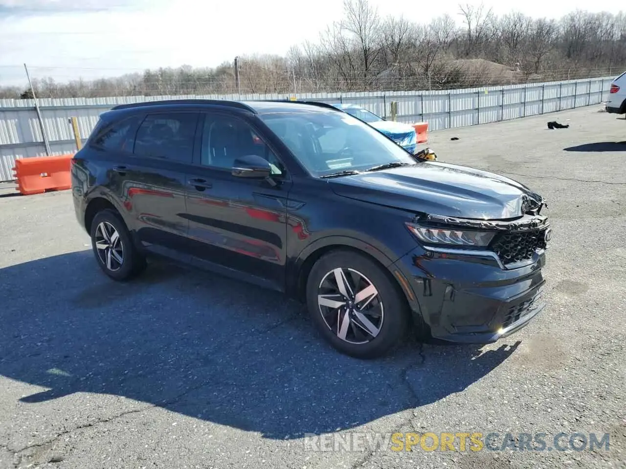 4 fotografías del automóvil dañado 5XYRL4LCXMG009364 KIA SORENTO 2021
