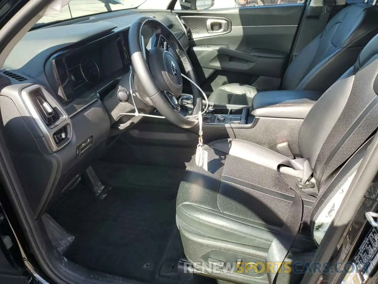 7 fotografías del automóvil dañado 5XYRL4LCXMG009364 KIA SORENTO 2021