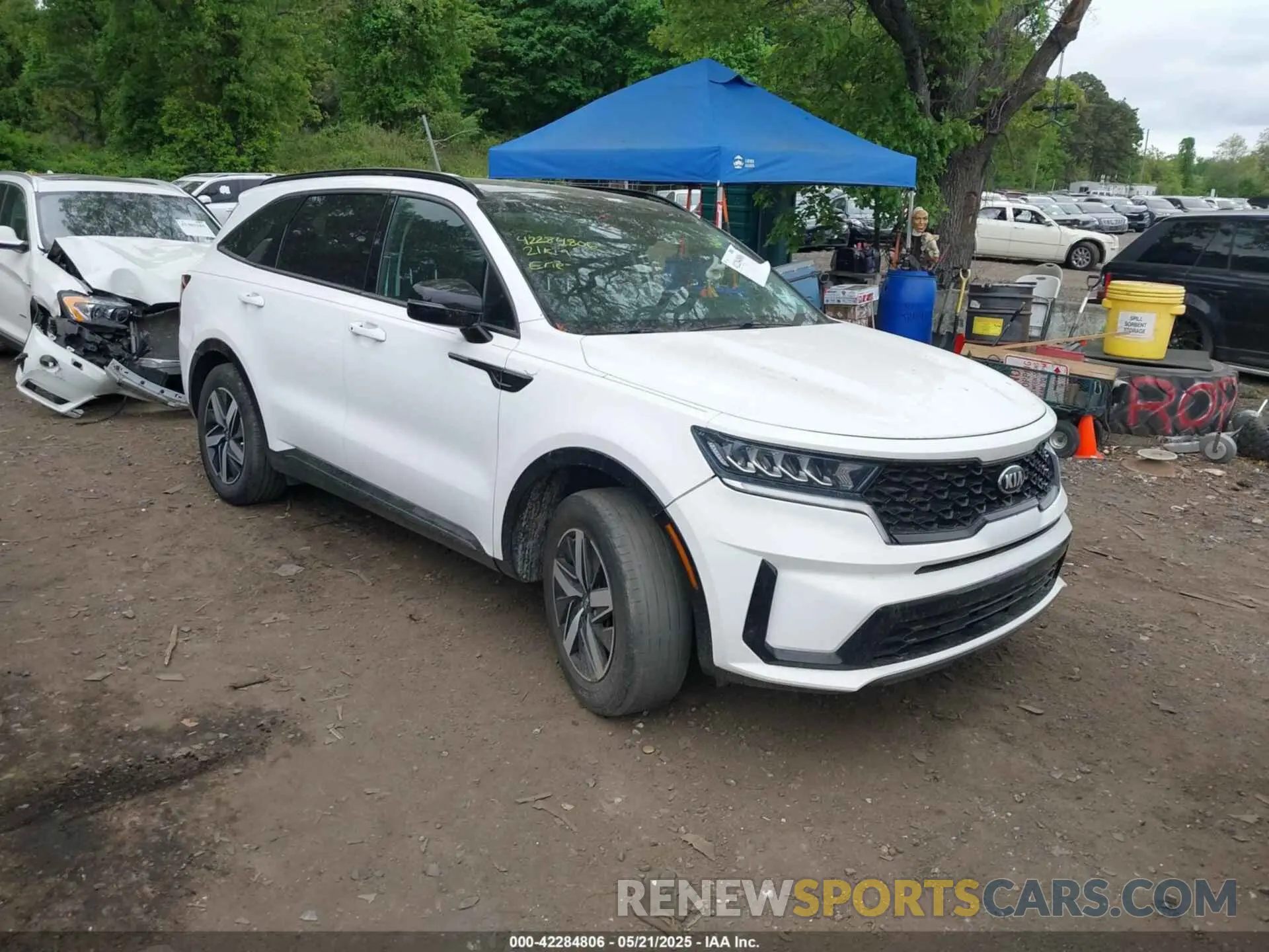 1 fotografías del automóvil dañado 5XYRL4LCXMG009736 KIA SORENTO 2021