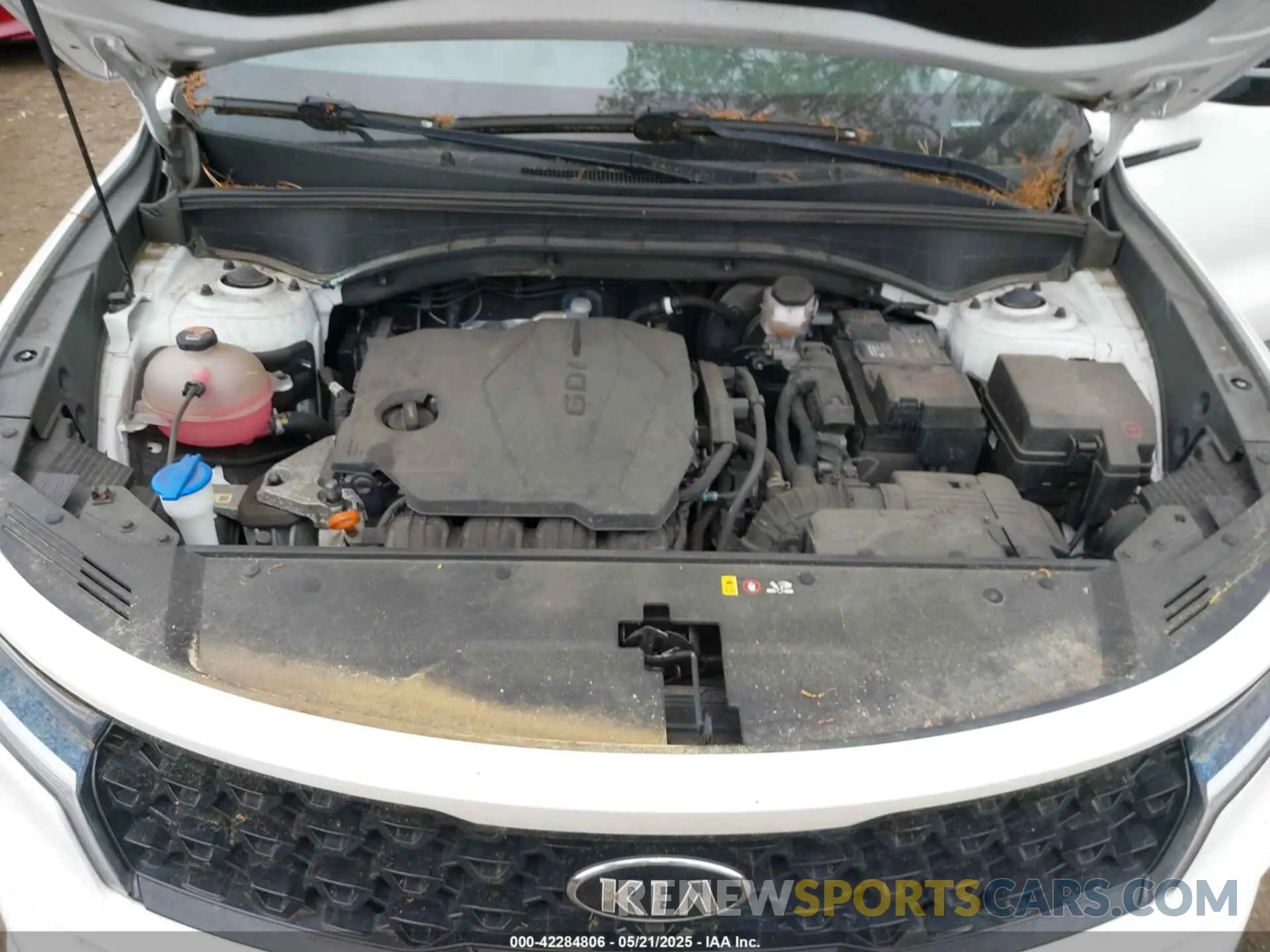 10 fotografías del automóvil dañado 5XYRL4LCXMG009736 KIA SORENTO 2021