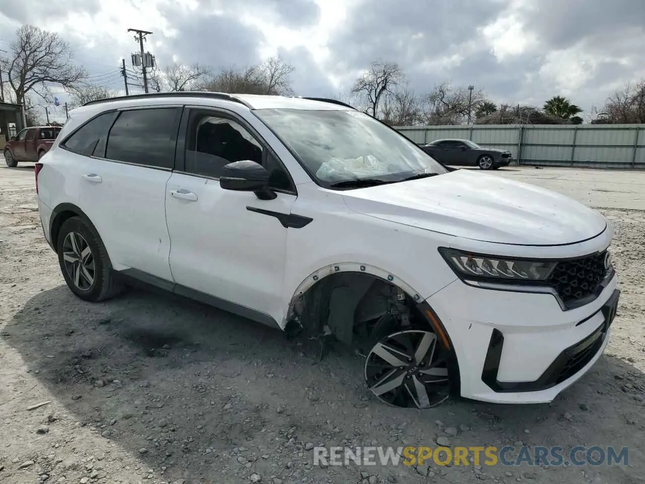 4 fotografías del automóvil dañado 5XYRL4LCXMG064090 KIA SORENTO 2021