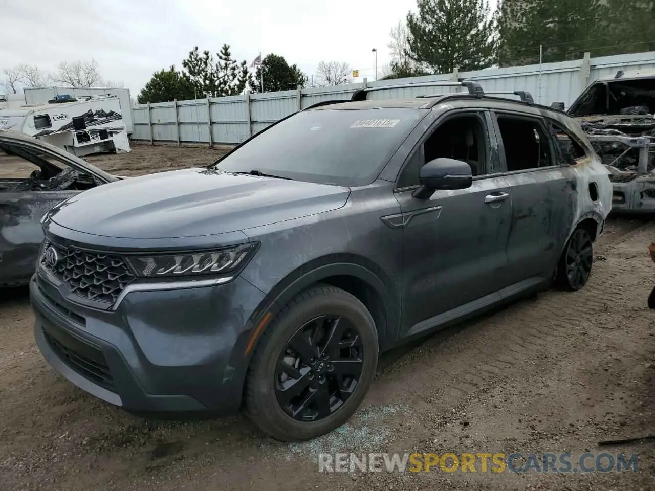 1 fotografías del automóvil dañado 5XYRLDLC0MG024262 KIA SORENTO 2021