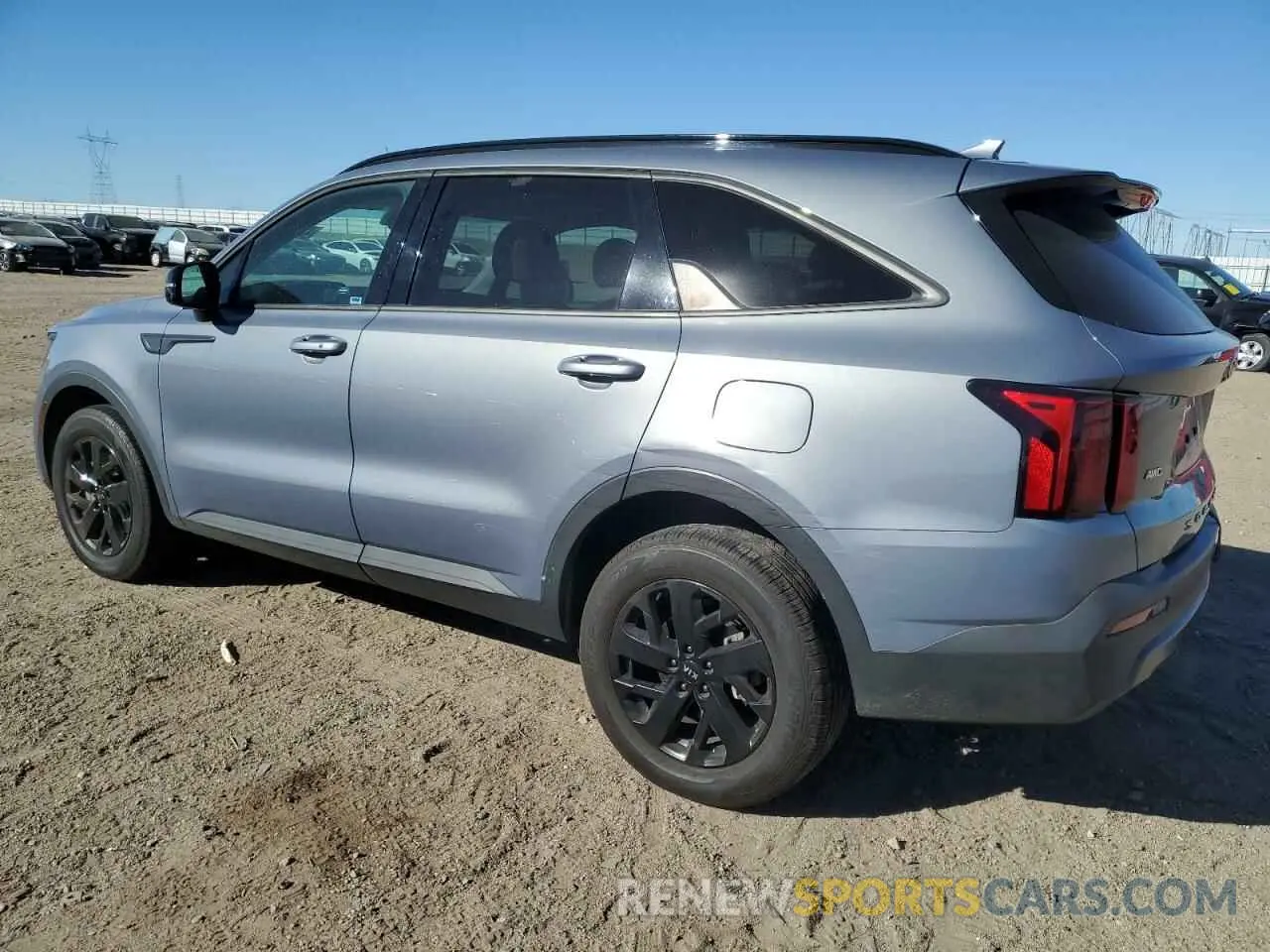2 fotografías del automóvil dañado 5XYRLDLC4MG013233 KIA SORENTO 2021