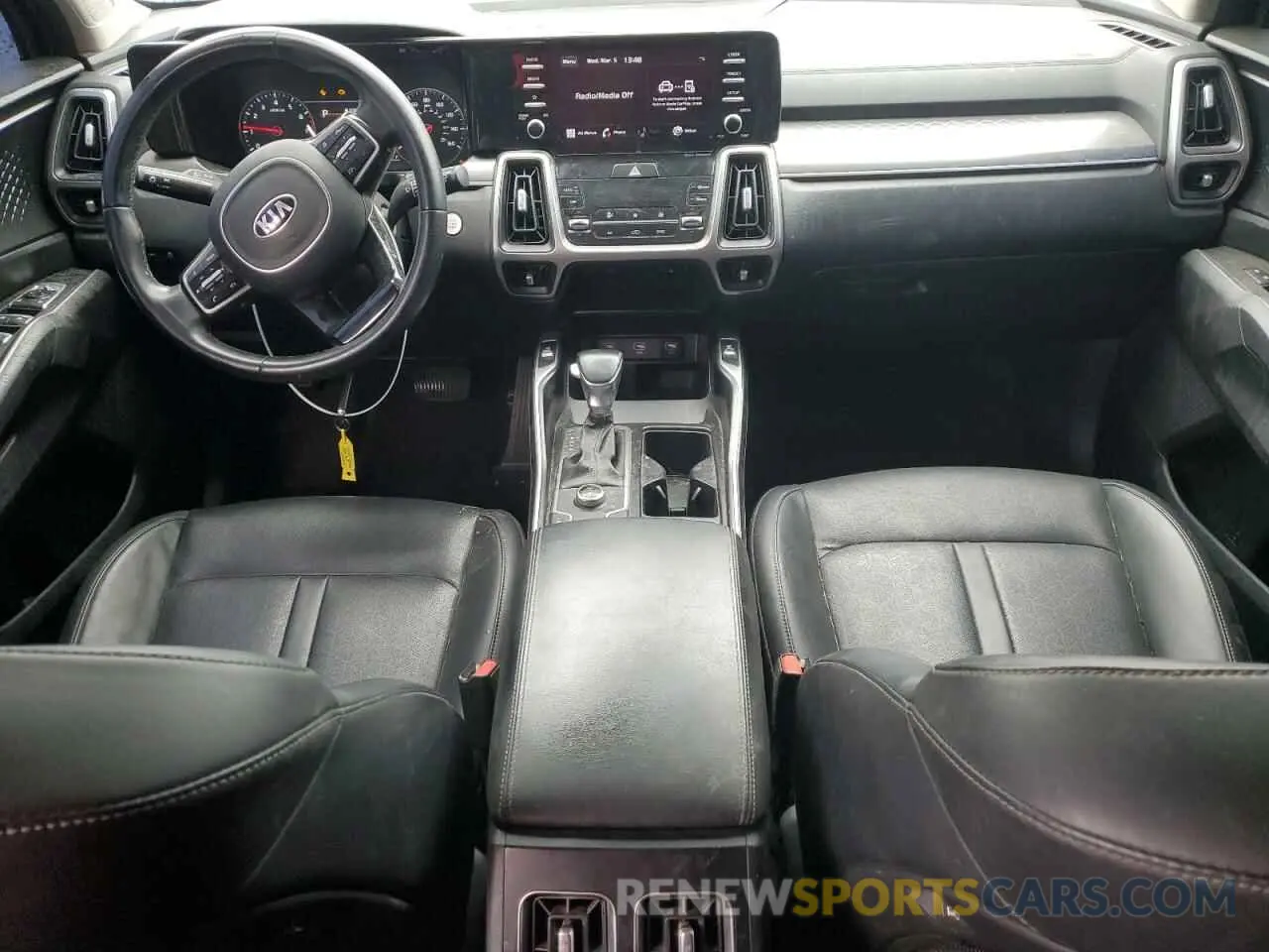 8 fotografías del automóvil dañado 5XYRLDLC5MG008364 KIA SORENTO 2021