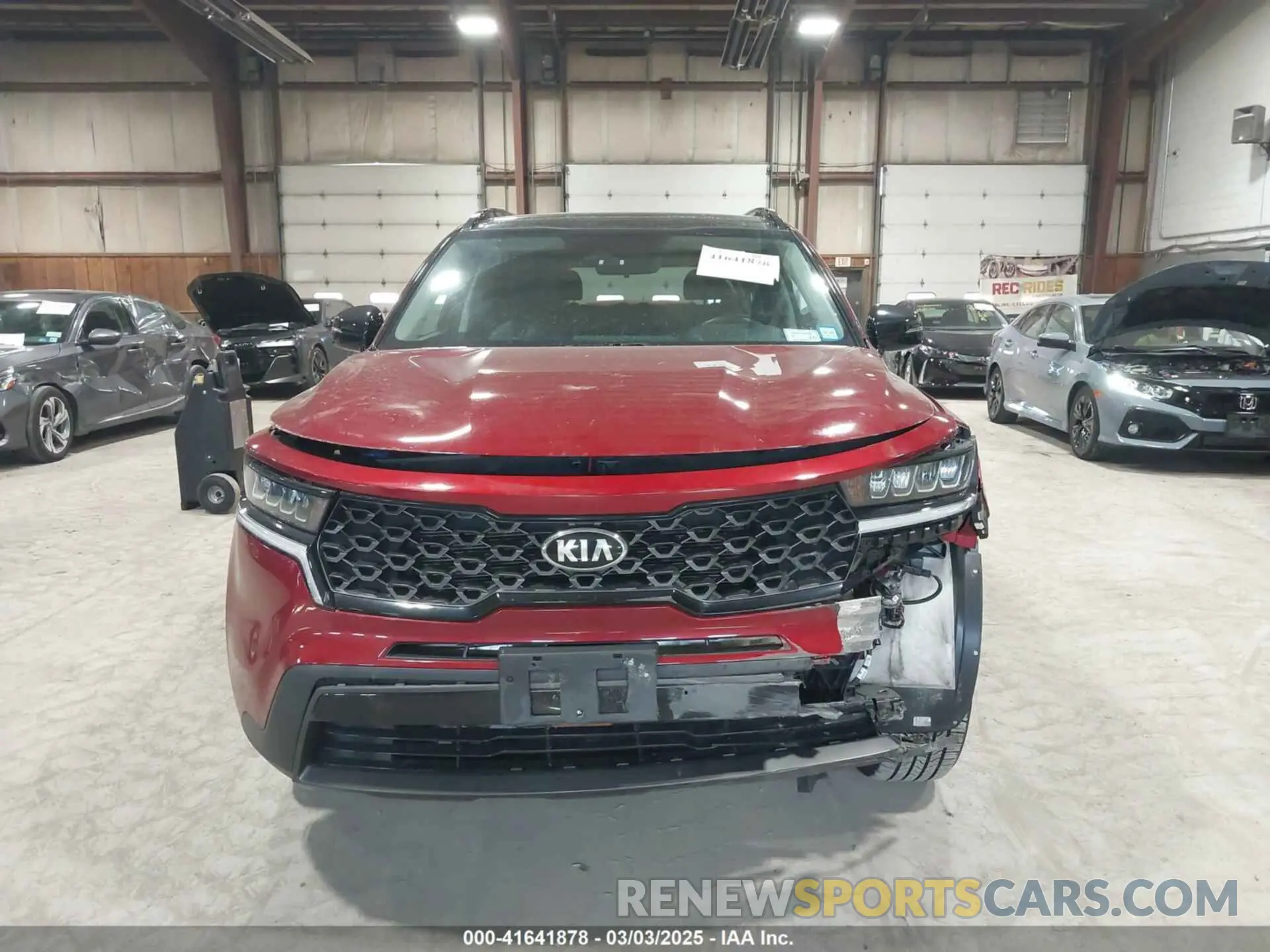 12 fotografías del automóvil dañado 5XYRLDLC5MG053854 KIA SORENTO 2021