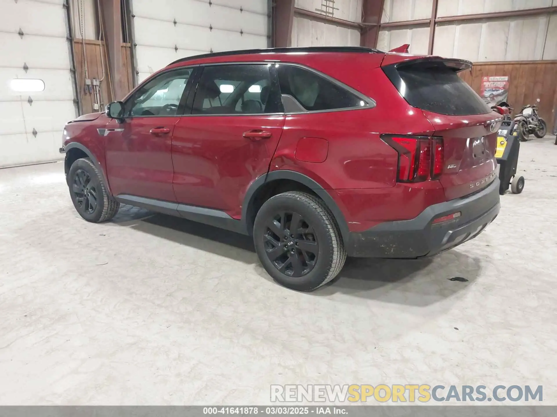 3 fotografías del automóvil dañado 5XYRLDLC5MG053854 KIA SORENTO 2021