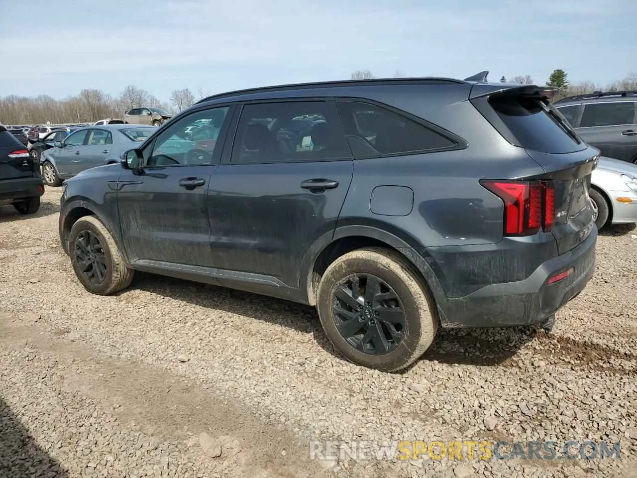 2 fotografías del automóvil dañado 5XYRLDLC6MG037761 KIA SORENTO 2021