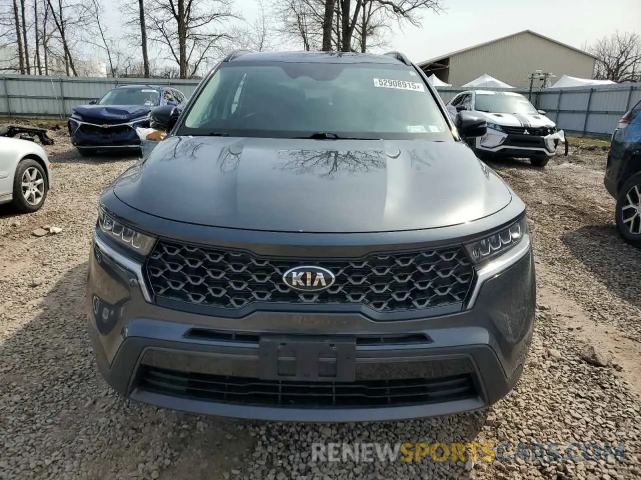 5 fotografías del automóvil dañado 5XYRLDLC6MG037761 KIA SORENTO 2021