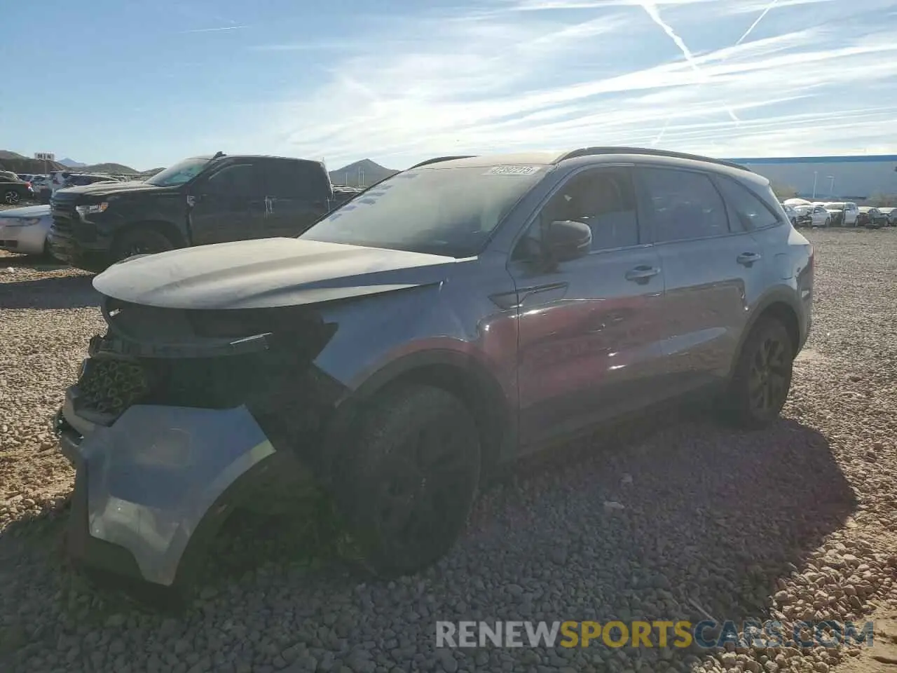 1 fotografías del automóvil dañado 5XYRLDLC6MG054348 KIA SORENTO 2021