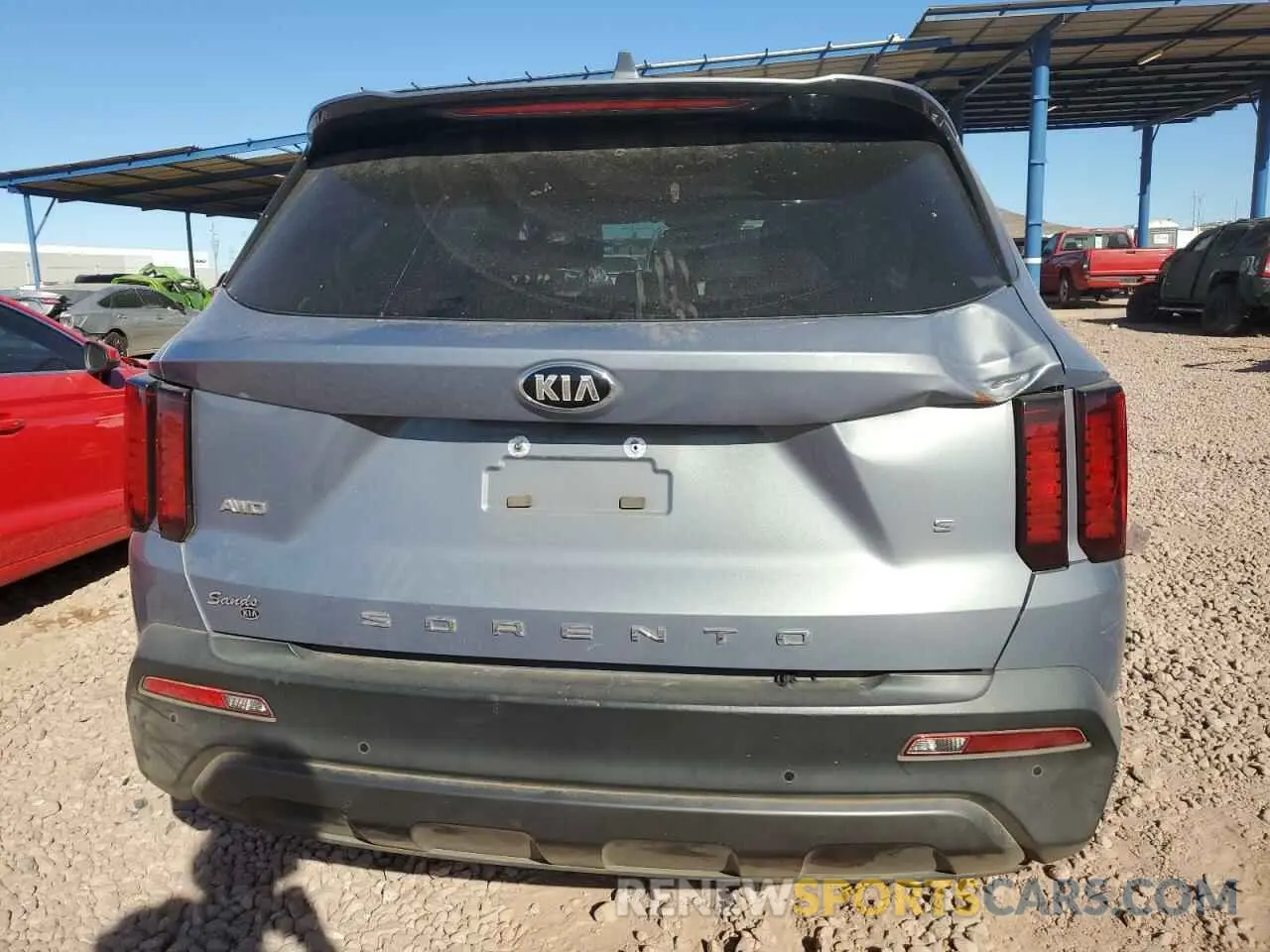 6 fotografías del automóvil dañado 5XYRLDLC6MG054348 KIA SORENTO 2021