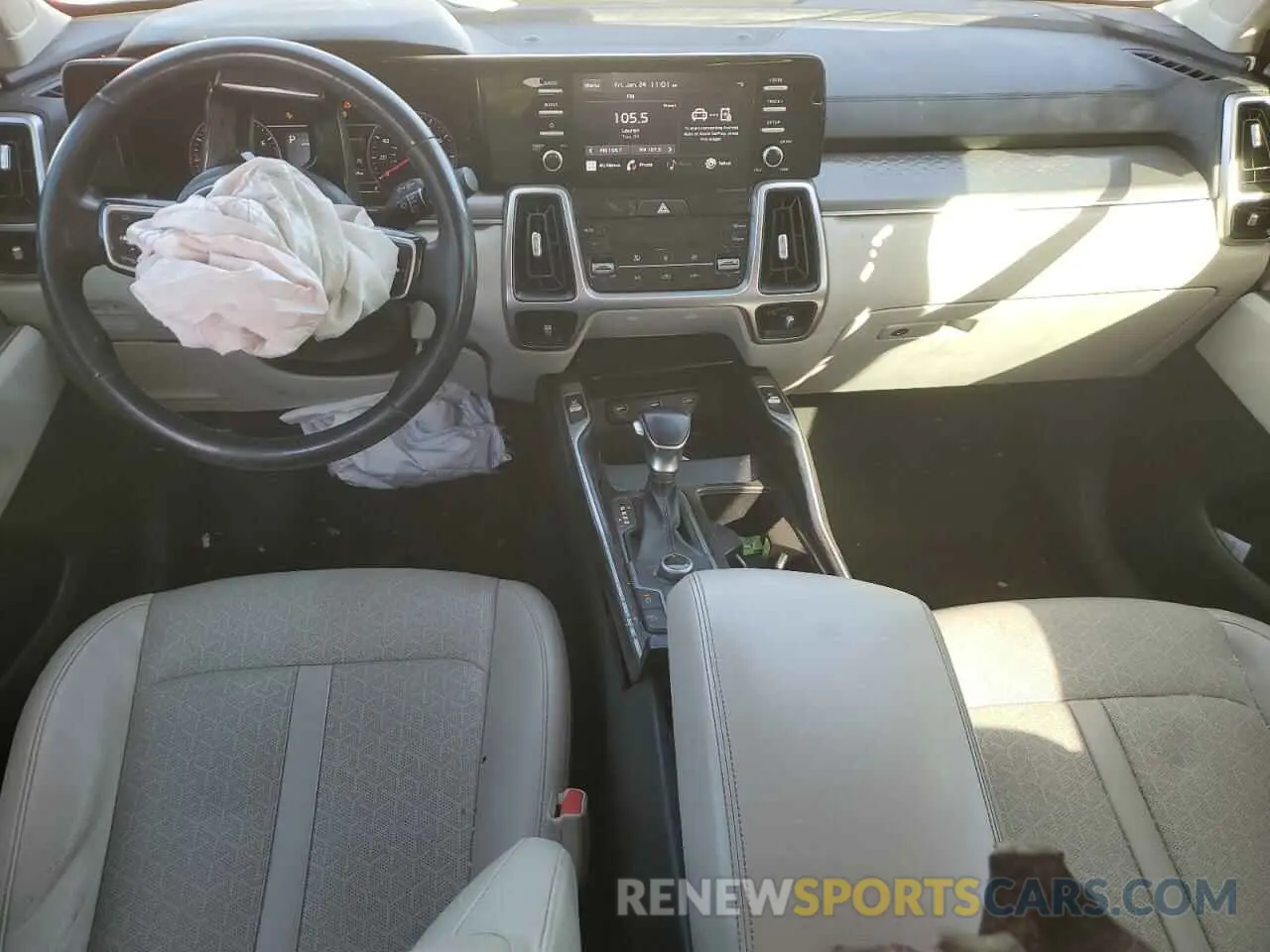 8 fotografías del automóvil dañado 5XYRLDLC6MG054348 KIA SORENTO 2021
