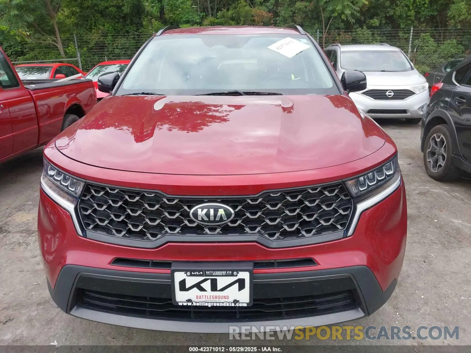 12 fotografías del automóvil dañado 5XYRLDLC7MG065018 KIA SORENTO 2021