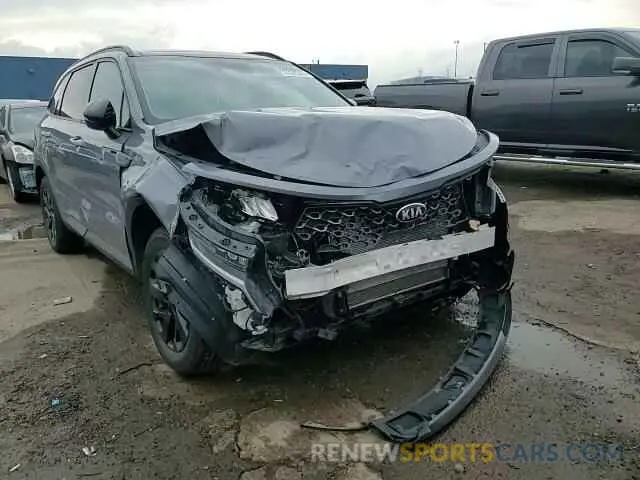 12 fotografías del automóvil dañado 5XYRLDLCXMG005346 KIA SORENTO 2021