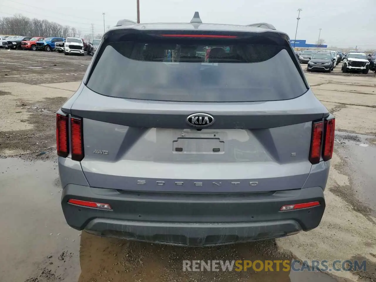 6 fotografías del automóvil dañado 5XYRLDLCXMG005346 KIA SORENTO 2021