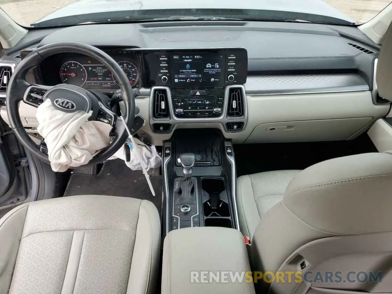 8 fotografías del automóvil dañado 5XYRLDLCXMG005346 KIA SORENTO 2021