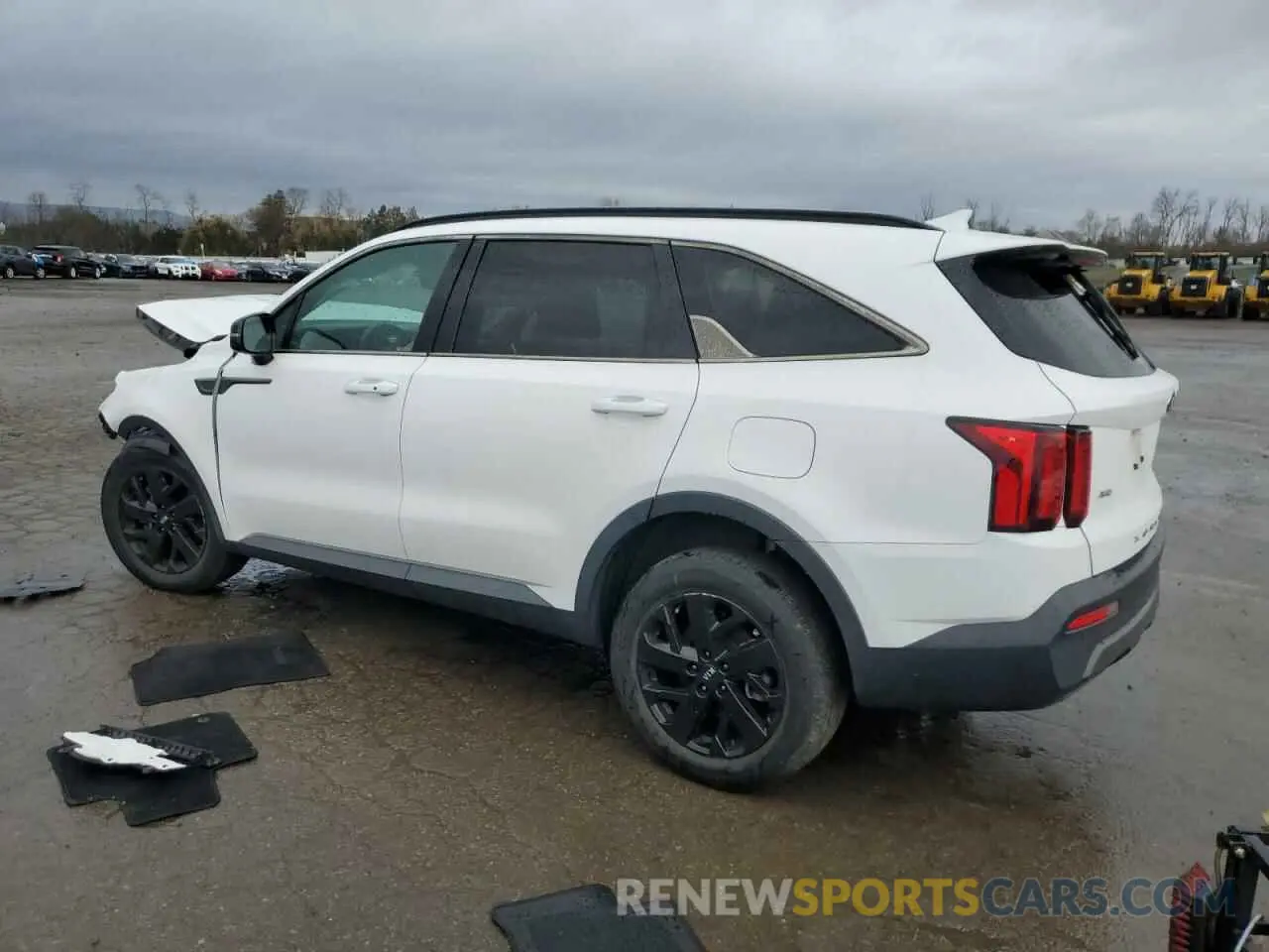 2 fotografías del automóvil dañado 5XYRLDLCXMG031560 KIA SORENTO 2021