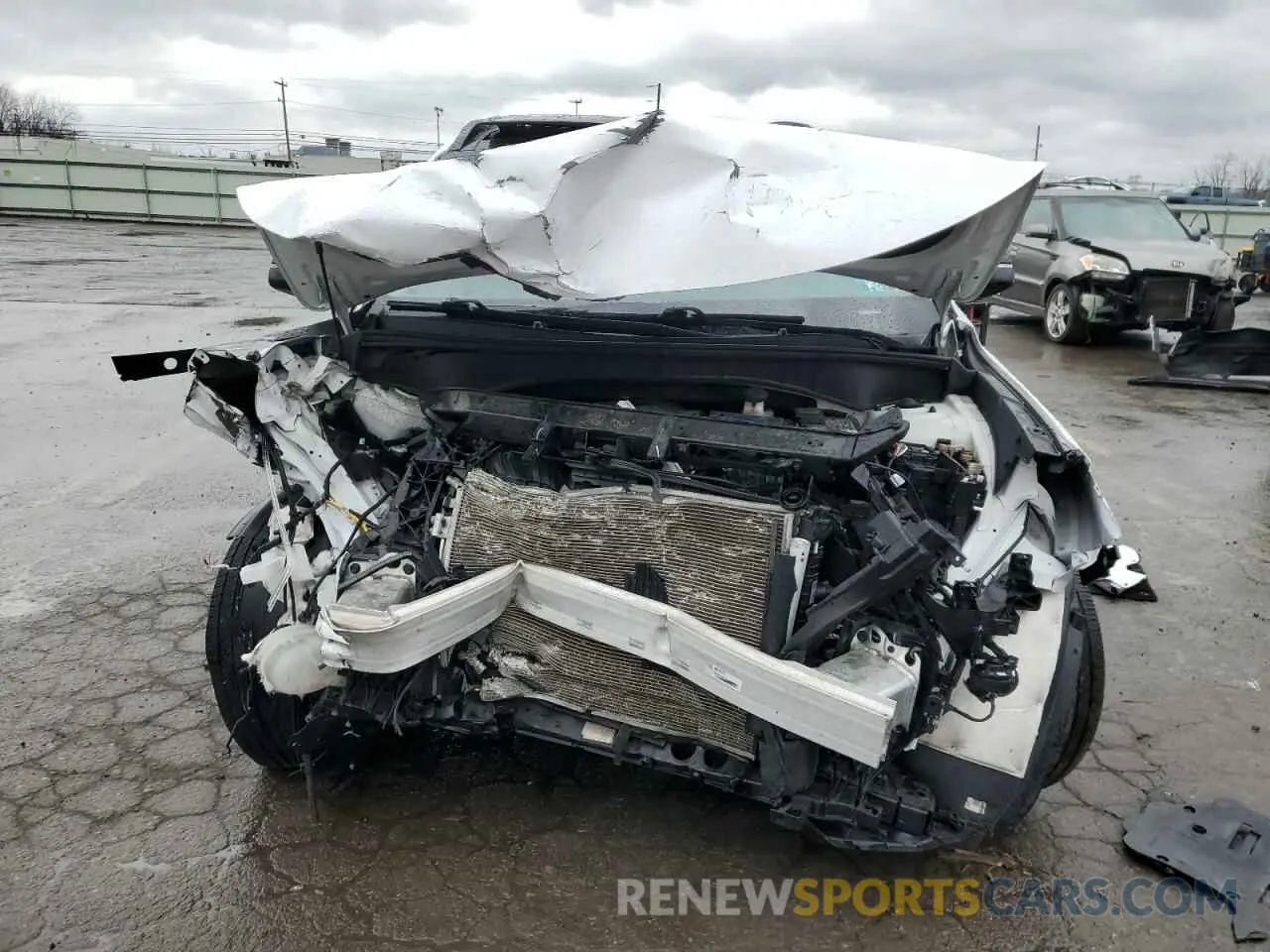 5 fotografías del automóvil dañado 5XYRLDLCXMG031560 KIA SORENTO 2021