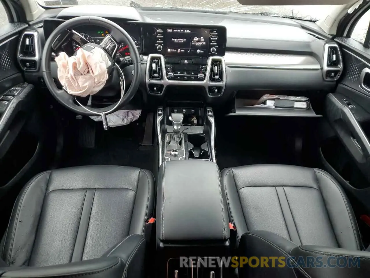 8 fotografías del automóvil dañado 5XYRLDLCXMG031560 KIA SORENTO 2021