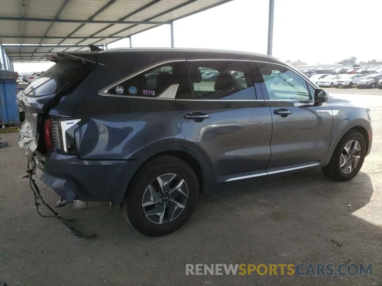 3 fotografías del automóvil dañado KNDRG4LG8M5059616 KIA SORENTO 2021