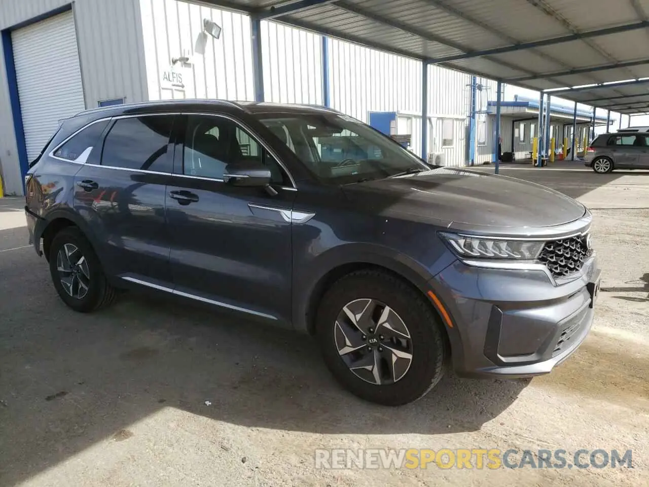 4 fotografías del automóvil dañado KNDRG4LG8M5059616 KIA SORENTO 2021