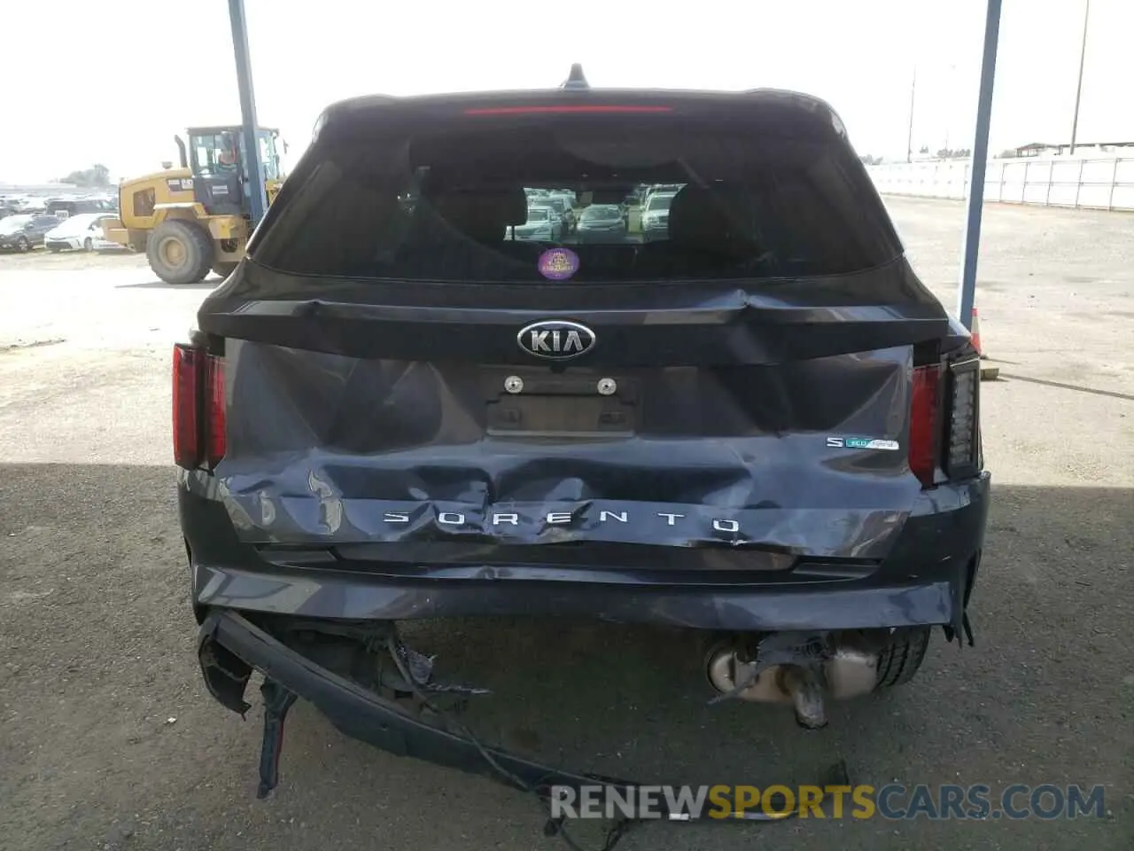 6 fotografías del automóvil dañado KNDRG4LG8M5059616 KIA SORENTO 2021