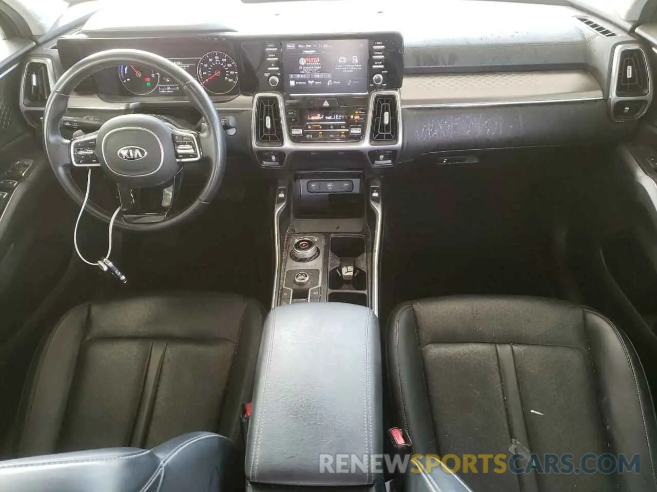 8 fotografías del automóvil dañado KNDRG4LG8M5059616 KIA SORENTO 2021