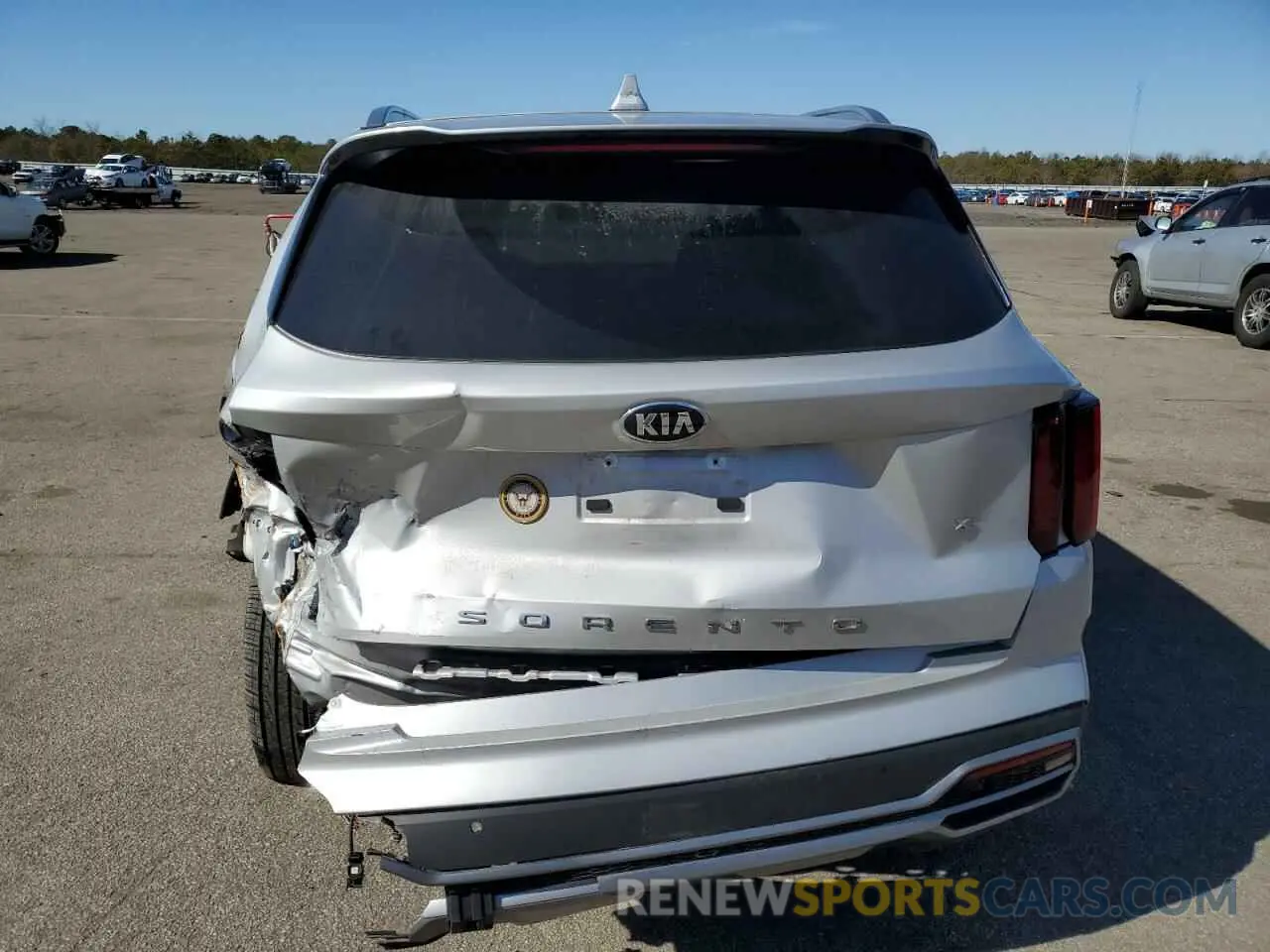 6 fotografías del automóvil dañado KNDRH4LG0M5033315 KIA SORENTO 2021