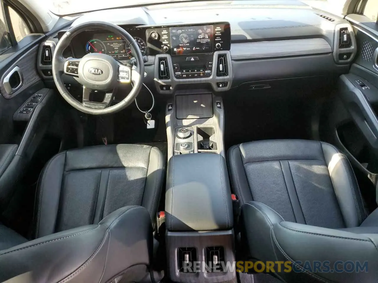 8 fotografías del automóvil dañado KNDRH4LG0M5033315 KIA SORENTO 2021
